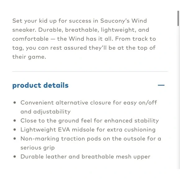 Saucony Wind AC 2.0 Kids Purple Turquoise Running Shoes Wide Size 4.5W NEW - Picture 3 of 9